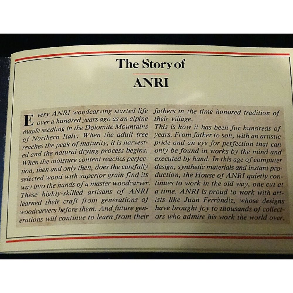 Vintage Anri Italian Wood Carved "Girl with Dove" - Picture 12 of 14